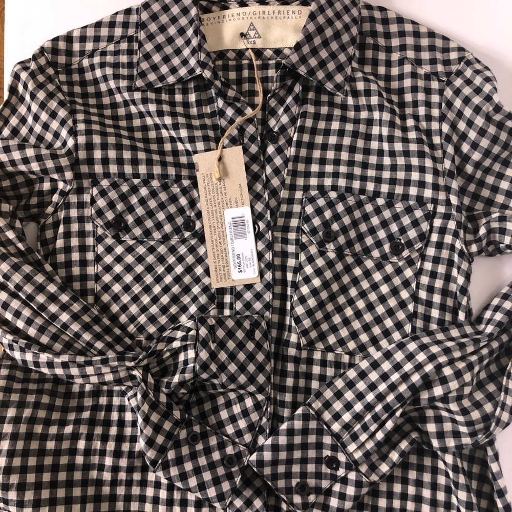 Boyfriend / Girlfriend | Gingham Plaid Shirt